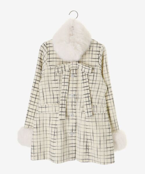 MAJESTIC LEGON(マジェスティックレゴン)の「マルチwayリボンミディコート(その他アウター・レディース・ピンクベージュ/ホワイト系その他2/ブラック系その他・SMALL/MEDIUM)」の19枚目の写真