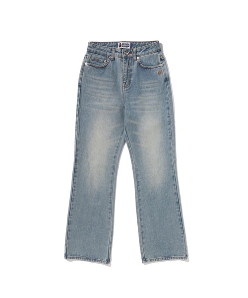 A BATHING APE LOGO BOOTCUT DENIM PANTS（デニムパンツ）｜A BATHING
