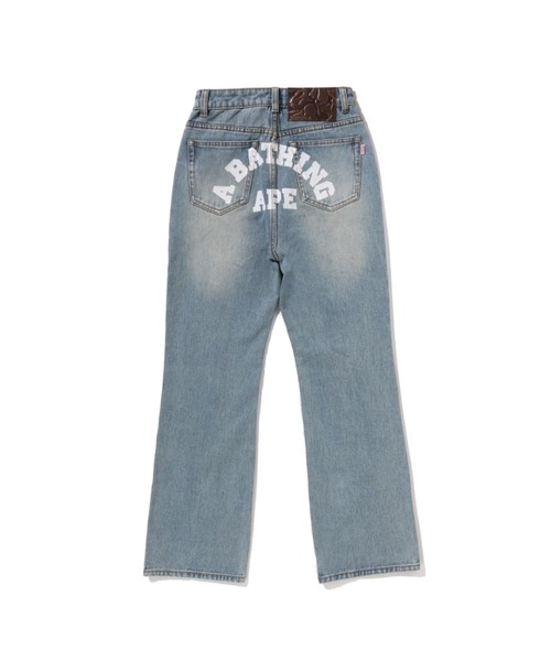 A BATHING APE LOGO BOOTCUT DENIM PANTS（デニムパンツ）｜A BATHING
