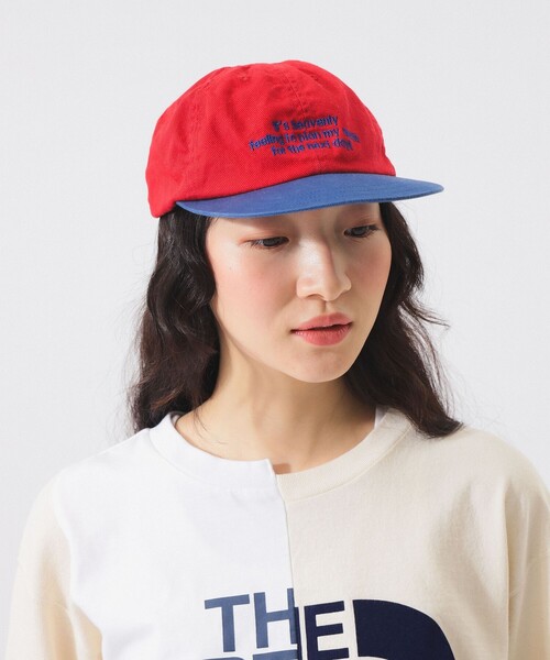 BEAMS BOY（ビームスボーイ）の「【別注】DECHO / LOGO CAP（ハット・レディース・レッド/ブルー系その他3・ONE SIZE）」の3枚目の写真