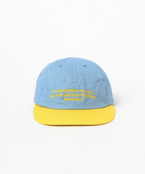 BEAMS BOY（ビームスボーイ）の「【別注】DECHO / LOGO CAP（ハット・レディース・レッド/ブルー系その他3・ONE SIZE）」の9枚目の写真
