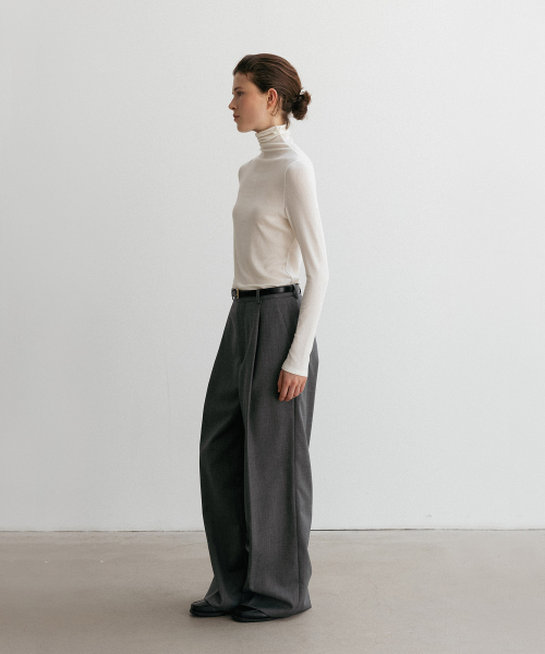 BLANKROOM HER(ブランクルームウーマン)の「マイルドウールパンツ_GRAY(スラックス・レディース・その他・0)」の5枚目の写真