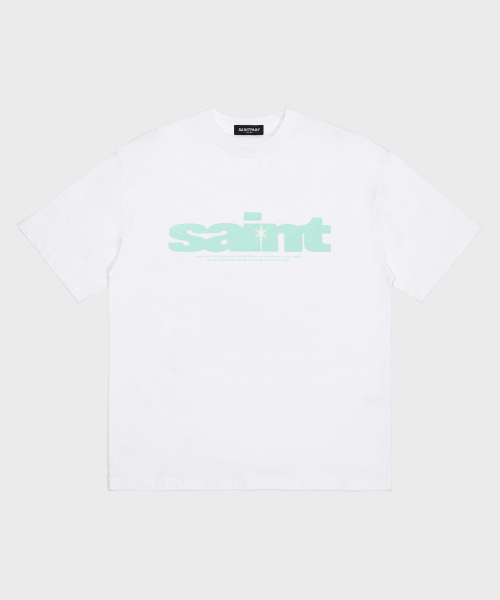 SAINTPAIN(セイントペイン)の「SP ローワーケース 半袖Tシャツ ホワイト(Tシャツ/カットソー・メンズ・その他・MEDIUM/LARGE)」の1枚目の写真