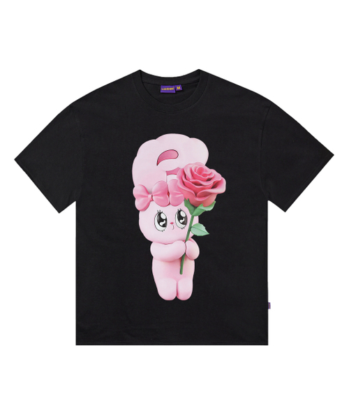 LAUGHER（ラファー）の「[Esther Bunny] Rose 3D T-shirt - Black（Tシャツ/カットソー・レディース・その他・MEDIUM/LARGE/X-LARGE）」の8枚目の写真