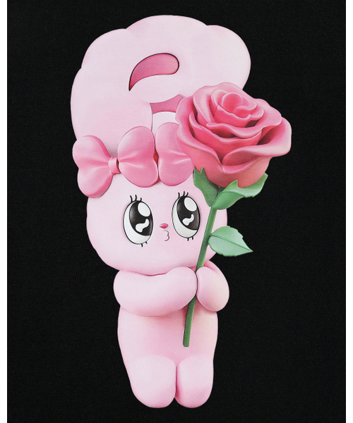 LAUGHER（ラファー）の「[Esther Bunny] Rose 3D T-shirt - Black（Tシャツ/カットソー・レディース・その他・MEDIUM/LARGE/X-LARGE）」の9枚目の写真