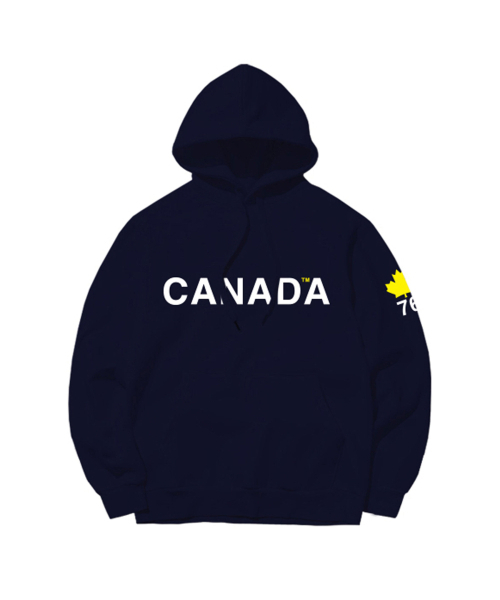 GRANFINNY(グランフィニ)の「カナダ フードパーカー - ネイビー(パーカー・レディース・ネイビー・MEDIUM/X-LARGE/LARGE/XX-LARGE/SMALL)」の2枚目の写真