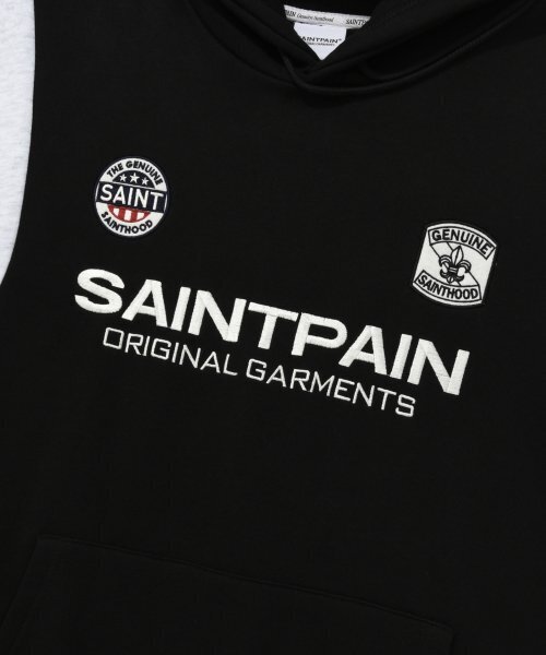 SAINTPAIN(セイントペイン)の「SPセイントクラブバスティフード-ブラック(パーカー・レディース・その他・MEDIUM/SMALL/LARGE)」の4枚目の写真