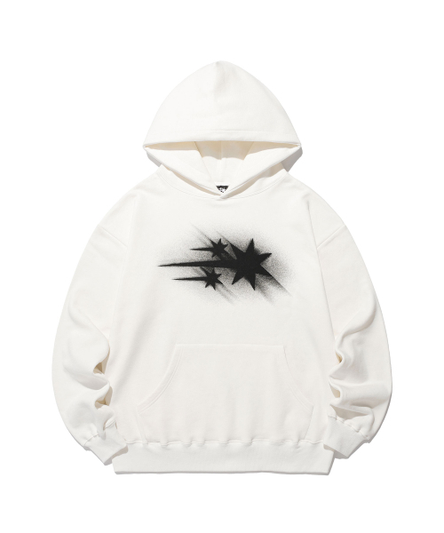 NICE GHOST CLUB(ナイスゴーストクラブ)の「MOVING SYMBOL HOODIE_WHITE(NG2EFUM416A)(パーカー・レディース・ホワイト・MEDIUM/LARGE/SMALL)」の1枚目の写真