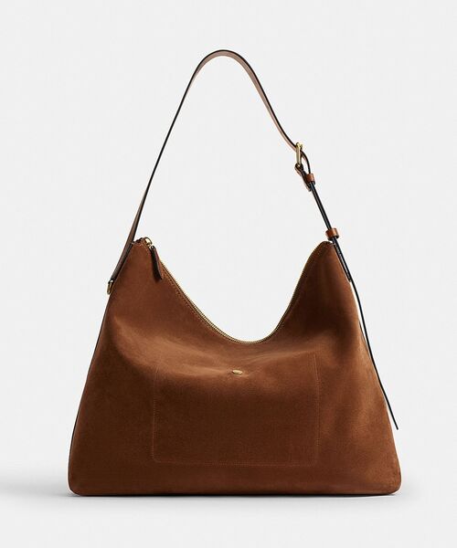 メンズコーチ COACH ブラウンメッセンジャーバッグ COACH（コーチ）の「モット メッセンジャー バッグ（メッセンジャー