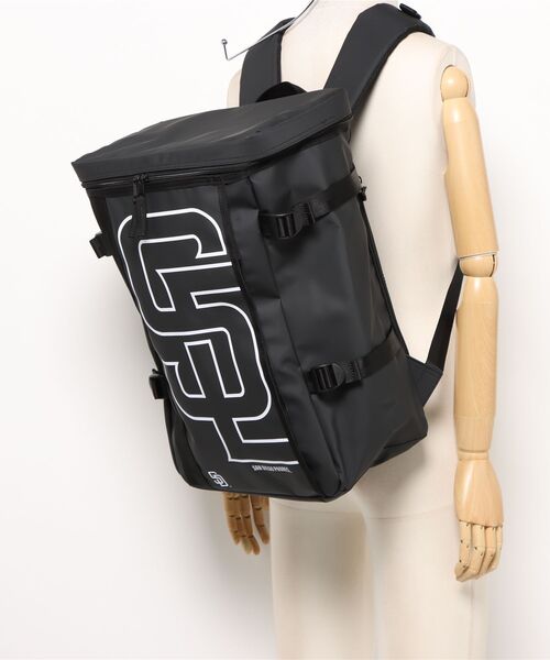 MLB（メジャーリーグベースボール）の「MLB スクエアリュック2（バックパック/リュック・レディース・ブラック・FREE）」の5枚目の写真