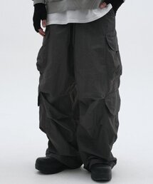 NYLON CARGO PANTS [GRAY]