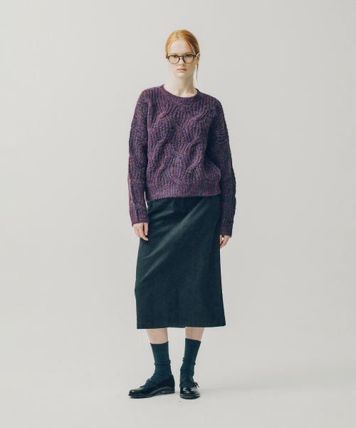 YALE(イェール)の「ウィメンズプレミアムヴィンテージチノロングスカート_ネイビー(スカート・レディース・その他・SMALL/MEDIUM)」の5枚目の写真