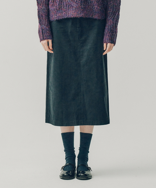 YALE(イェール)の「ウィメンズプレミアムヴィンテージチノロングスカート_ネイビー(スカート・レディース・その他・SMALL/MEDIUM)」の6枚目の写真