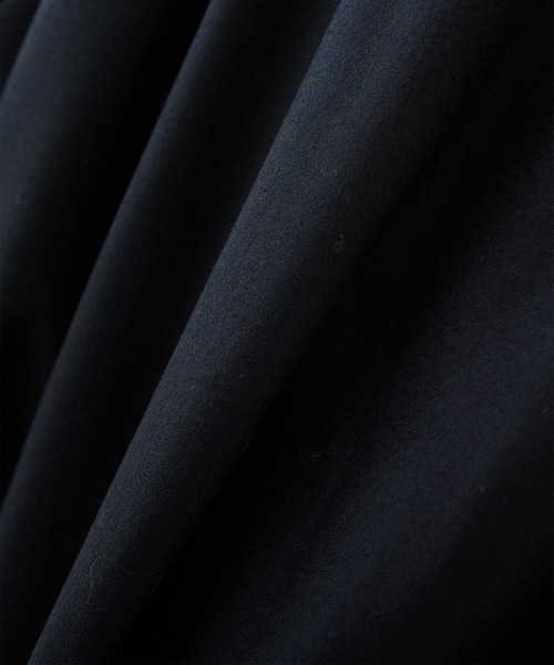 SHAREEF（シャリーフ）の「【SHAREEF】2/72強圧縮フラノ　ブルゾン（ブルゾン・メンズ・ブラック/ダークグレー・1/2）」の3枚目の写真