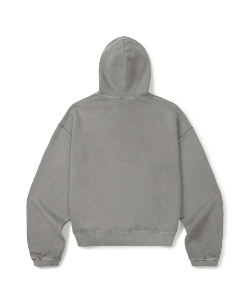 MMLG（エムエムエルジー）の「[Mmlg] DYED DAMAGE EM MOUNTAIN HOODIE (CHARCOAL)（パーカー・レディース・その他・MEDIUM/LARGE/SMALL/X-LARGE）」の2枚目の写真