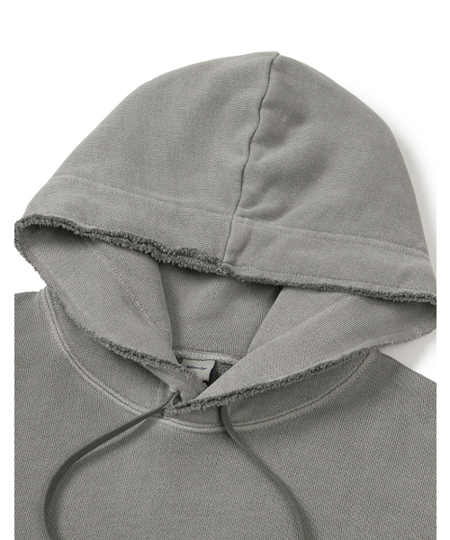 MMLG（エムエムエルジー）の「[Mmlg] DYED DAMAGE EM MOUNTAIN HOODIE (CHARCOAL)（パーカー・レディース・その他・MEDIUM/LARGE/SMALL/X-LARGE）」の3枚目の写真