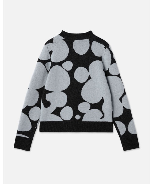 marimekko(マリメッコ)の「Aukio Unikko / knit pullover(ニット/セーター・レディース・グレイッシュブルー・MEDIUM/X-SMALL/SMALL/LARGE)」の6枚目の写真