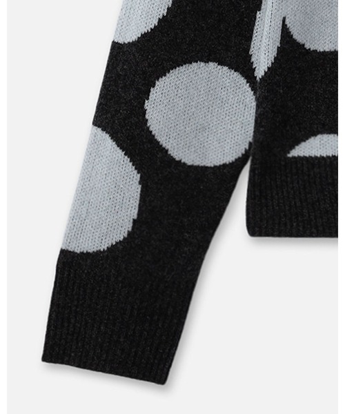 marimekko(マリメッコ)の「Aukio Unikko / knit pullover(ニット/セーター・レディース・グレイッシュブルー・MEDIUM/X-SMALL/SMALL/LARGE)」の8枚目の写真