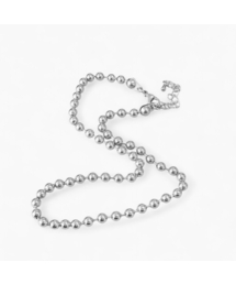 BASSCLEF（ベースクレフ）の「メンズ ビーズネックレス サージカルスチール CLEF BEADS NEC（ネックレス）」