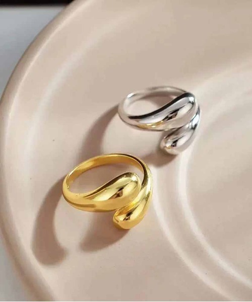 ALWAYS GOOD TIME（オルウェイズグッドタイム）の「デザインオープンリング（リング・レディース・ゴールド/シルバー・FREE）」の4枚目の写真