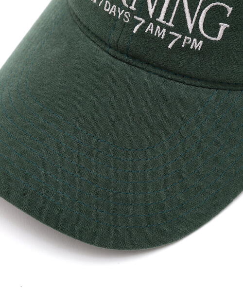 FREE'S MART（フリーズマート）の「◆ロゴ刺繍キャップ（キャップ・レディース・ネイビー/グリーン・ﾌﾘ-）」の6枚目の写真