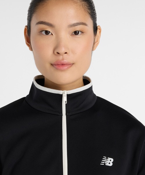 NEW BALANCE（ニューバランス）の「ニットトラックジャケット（ジャージ・レディース・ベージュ/セージグリーン/ブラック・SMALL/MEDIUM/LARGE/X-LARGE）」の12枚目の写真