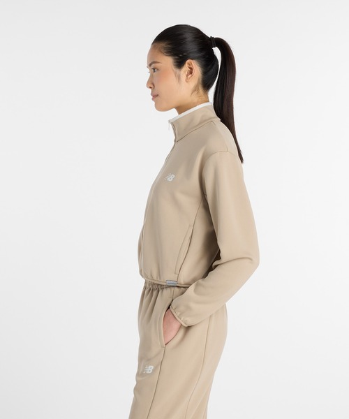 NEW BALANCE（ニューバランス）の「ニットトラックジャケット（ジャージ・レディース・ベージュ/セージグリーン/ブラック・SMALL/MEDIUM/LARGE/X-LARGE）」の15枚目の写真