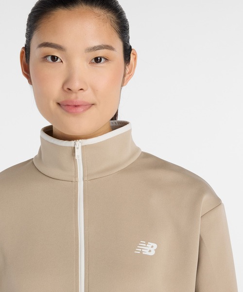 NEW BALANCE（ニューバランス）の「ニットトラックジャケット（ジャージ・レディース・ベージュ/セージグリーン/ブラック・SMALL/MEDIUM/LARGE/X-LARGE）」の17枚目の写真