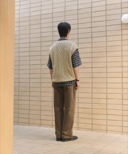NONBLANK(ノンブランク)の「クロシェベスト_BEIGE(ベスト・メンズ・ベージュ・MEDIUM/LARGE/X-LARGE)」の10枚目の写真