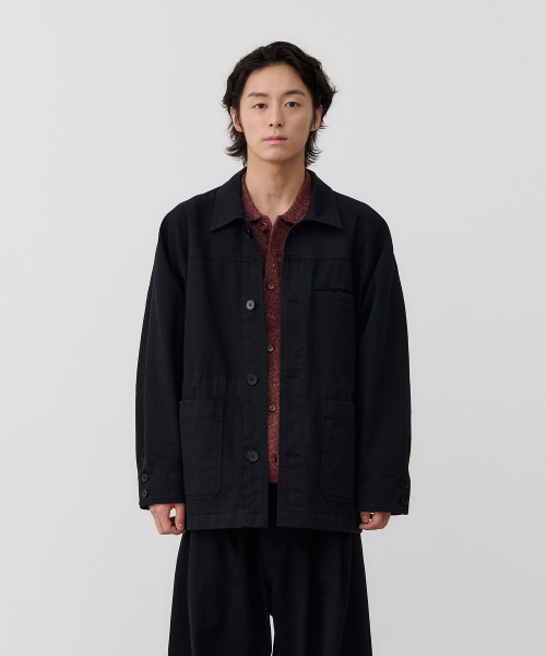 NOUN(ノウン)の「faded chore jacket (black)(その他アウター・メンズ・その他・1/2)」の8枚目の写真