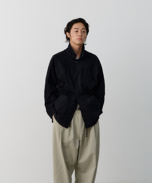 NOUN(ノウン)の「faded chore jacket (black)(その他アウター・メンズ・その他・1/2)」の2枚目の写真
