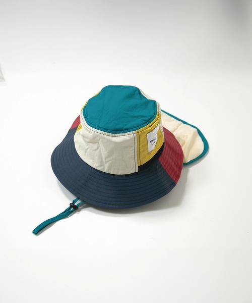 MAKE YOUR DAY（メイクユアデイ）の「ナイロンサンシールドハット（ハット・キッズ・ラベンダー/ネイビー/マルチ・50/54/56/52）」の20枚目の写真
