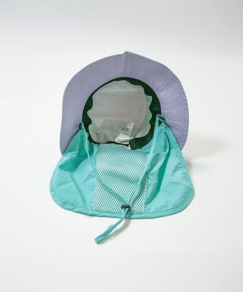 MAKE YOUR DAY（メイクユアデイ）の「ナイロンサンシールドハット（ハット・キッズ・ラベンダー/ネイビー/マルチ・50/54/56/52）」の14枚目の写真
