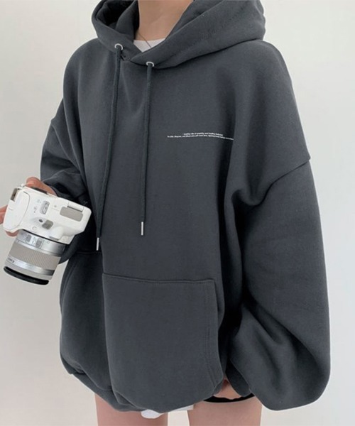ReRe(リリ)の「グラフィックプルオーバーパーカー(パーカー・レディース・ブラック/ライトグレー/ダークグレー・MEDIUM/LARGE)」の15枚目の写真