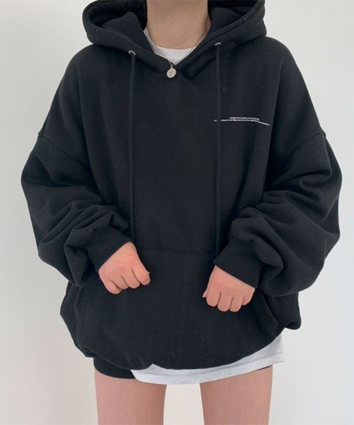 ReRe(リリ)の「グラフィックプルオーバーパーカー(パーカー・レディース・ブラック/ライトグレー/ダークグレー・MEDIUM/LARGE)」の8枚目の写真