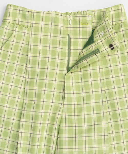 MAISON SPECIAL(メゾンスペシャル)の「Check Wide Pants/チェックワイドパンツ(その他パンツ・レディース・グリーン/ピンク・38/36)」の16枚目の写真