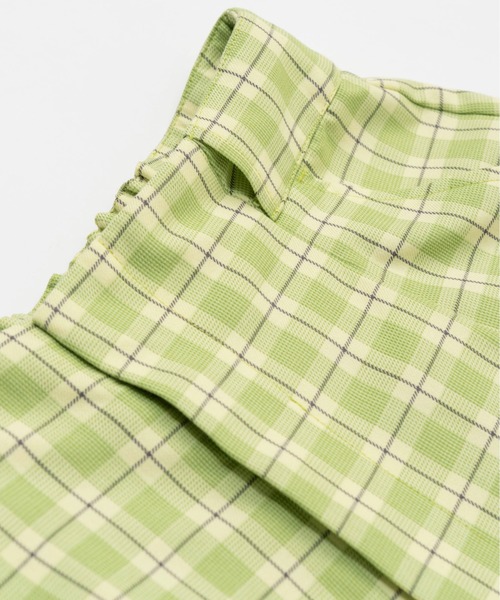 MAISON SPECIAL(メゾンスペシャル)の「Check Wide Pants/チェックワイドパンツ(その他パンツ・レディース・グリーン/ピンク・38/36)」の20枚目の写真