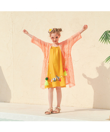 MINIDOU（ミニドウ）の「Summer Beach Lace Robe Cardigan（水着・キッズ）」