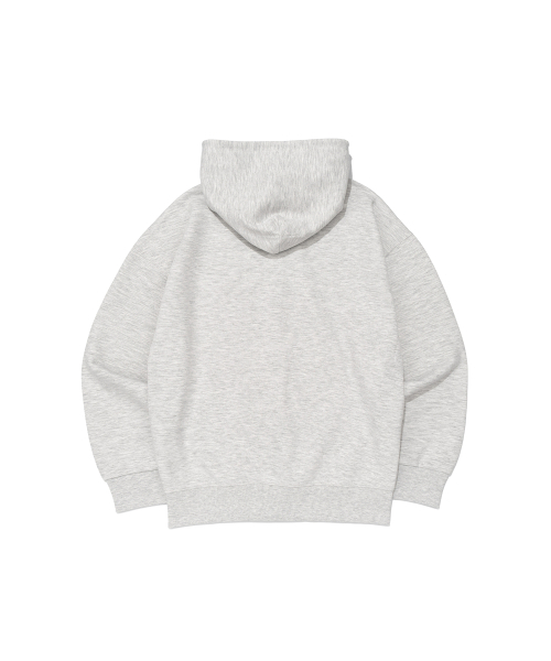 BECANVAS(ビキャンバス)の「BECANVAS SPECIAL INTERLOCK OVERFIT HOOD ZIP-UP (LIGHT MELANGE)(パーカー・レディース・ライトグレー・LARGE/MEDIUM/SMALL/X-LARGE)」の2枚目の写真
