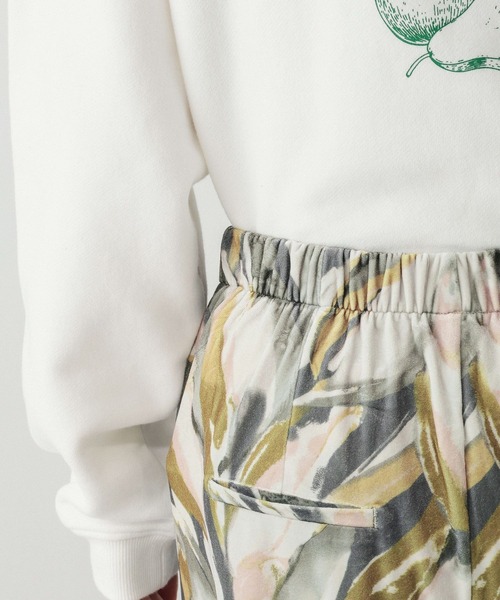 GLOBAL WORK（グローバルワーク）の「ベロアプリントイージーパンツ/634503（その他パンツ・レディース・ブラック/グレイッシュベージュ/ブラウン・MEDIUM/LARGE）」の20枚目の写真