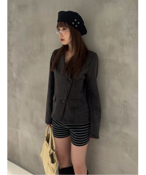 SLY(スライ)の「SAILOR HAT セイラーハット 冬服 春服(ハット・レディース・ブラック/ホワイト・FREE)」の15枚目の写真