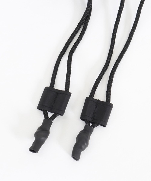 ADAM PATEK(アダムパテック)の「【ADAMPATEK/アダムパテック】braided polyester drawstring bag / 編み込みナイロン巾着バッグ(ショルダーバッグ・メンズ・グレー/ブラック・FREE)」の6枚目の写真