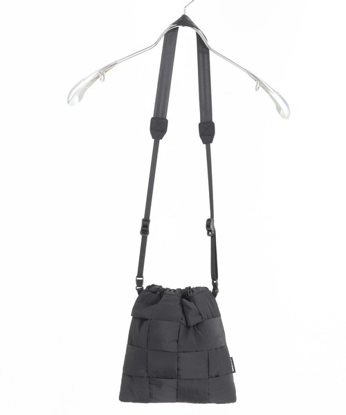 ADAM PATEK(アダムパテック)の「【ADAMPATEK/アダムパテック】braided polyester drawstring bag / 編み込みナイロン巾着バッグ(ショルダーバッグ・メンズ・グレー/ブラック・FREE)」の10枚目の写真