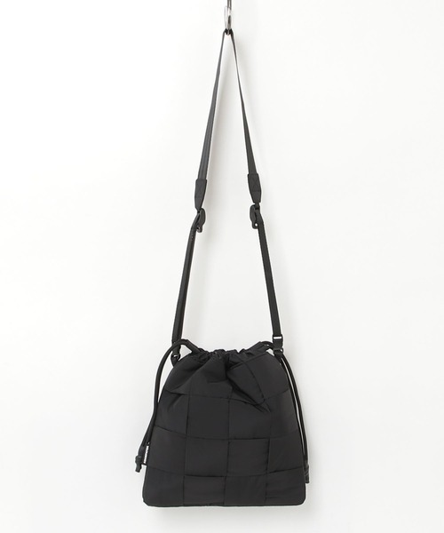 ADAM PATEK(アダムパテック)の「【ADAMPATEK/アダムパテック】braided polyester drawstring bag / 編み込みナイロン巾着バッグ(ショルダーバッグ・メンズ・グレー/ブラック・FREE)」の18枚目の写真