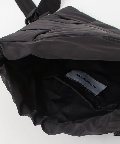 ADAM PATEK(アダムパテック)の「【ADAMPATEK/アダムパテック】braided polyester drawstring bag / 編み込みナイロン巾着バッグ(ショルダーバッグ・メンズ・グレー/ブラック・FREE)」の21枚目の写真
