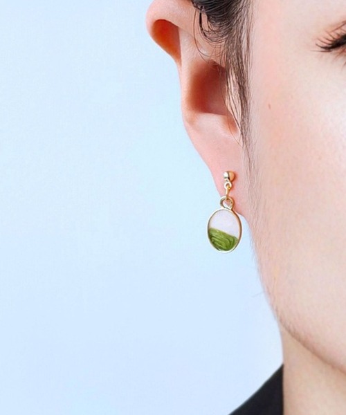 yu-ka(ユーカ)の「YU-KA:プレートピアス plate pierce(ピアス(両耳用)・レディース・ゴールド・FREE)」の2枚目の写真