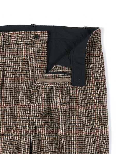 The DUFFER of ST.GEORGE（ザダファーオブセントジョージ）の「TECH TWEED SLACKS：テックツイード レギュラーフィット スラックス（スラックス・メンズ・チャコールグレー/ベージュ・MEDIUM/LARGE/X-LARGE）」の14枚目の写真