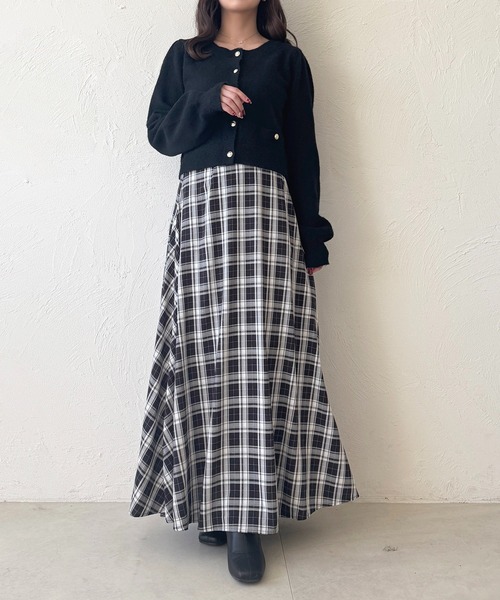 ♡フレアスページ♡ 好き超好き？🎀 ピンクのカーディガンかわちぃ💕 制服ディズニーさんし