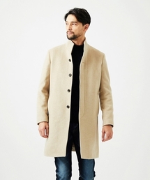 MICHEL KLEIN HOMME | スタンドカラーロングコート(ステンカラーコート)