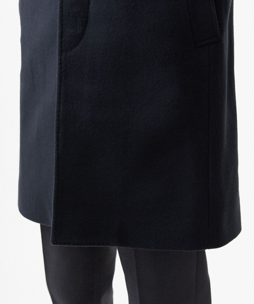 MICHEL KLEIN HOMME (ミッシェルクランオム)の「スタンドカラーロングコート(ステンカラーコート・メンズ・ブラウン/ベージュ/ネイビー・MEDIUM/LARGE/X-LARGE)」の11枚目の写真